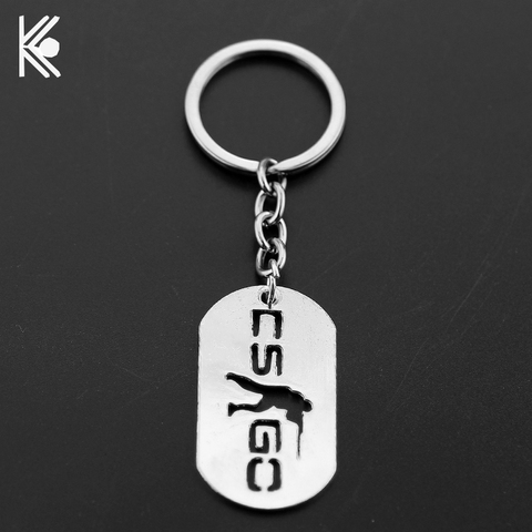 Game CSGO metal Keychain Counter Strike CS GO Alloy Key Chains For Men Male Keying Porte Clef Chaveiro Backpack accessories ► Photo 1/4