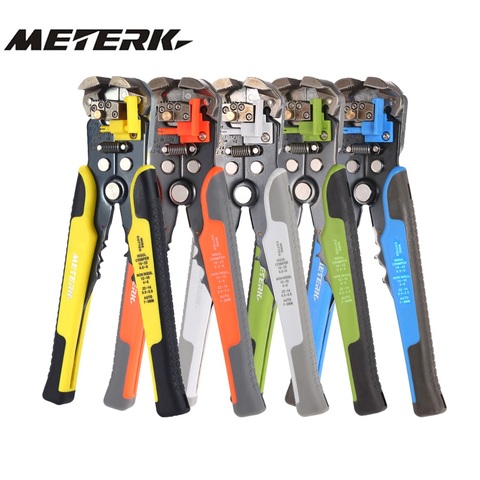 Meterk Cable Wire Stripper Automatic Crimping Tool Peeling Pliers Adjustable Terminal Cutter Wire multitool Crimper ► Photo 1/6