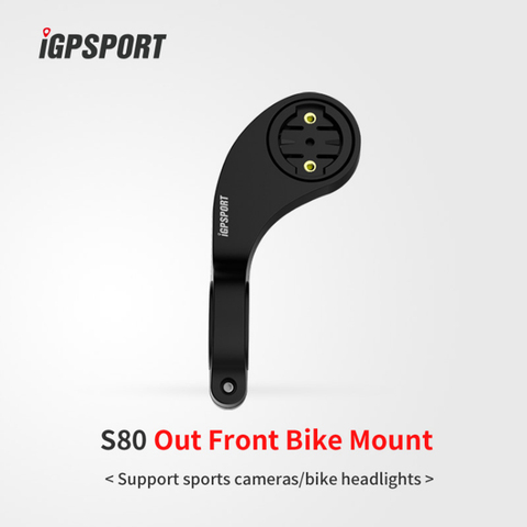 iGPSPORT S80 Out Front Bike Mount  For iGPSPORT iGS10 iGS20 iGS130 iGS50EiGS8 garmin Edge130 200 520 820 1000 1030 computer ► Photo 1/6