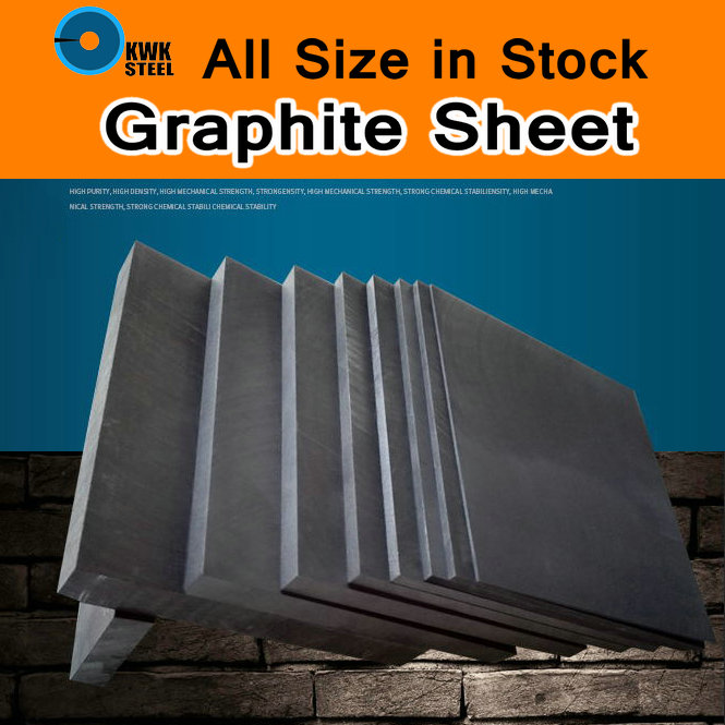1pcs Graphite Ingot Block Plate Panel Sheet High Pure  Graphite Electrode
