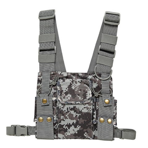 CS Tactics Chest Harness Front Pack Pouch Holster Vest Rig for Baofeng UV-5R UV-82 888S Radio Walkie Talkie Rescue Essentials ► Photo 1/6
