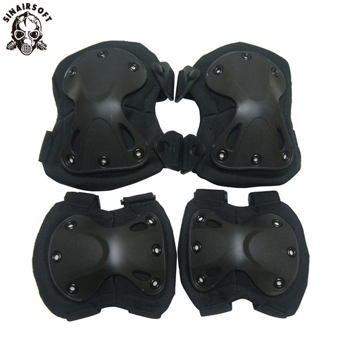 Military US Army Tactical Paintball Airsoft Hunting Protection War Game Knee And Elbow Protector Knee Pads & Elbow Pads Set G3 ► Photo 1/6