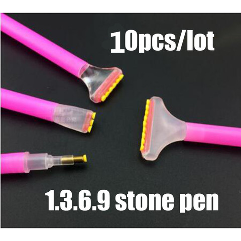 1pcs/10 pieces / lots of diamond painting accessories rhinestone mosaic picture 1/3/6/9 head diamond embroidery point drill pen ► Photo 1/5
