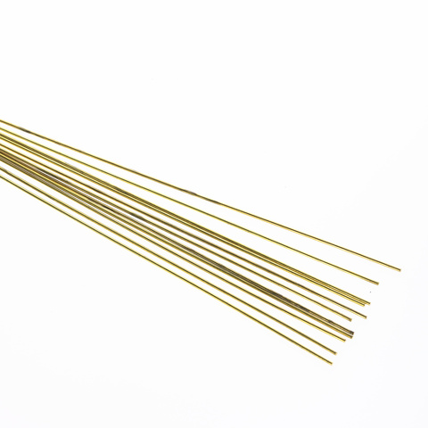 10pcs1.6x250mm Brass Rods Wires Sticks  Gold For Repair Welding Brazing Soldering ► Photo 1/6