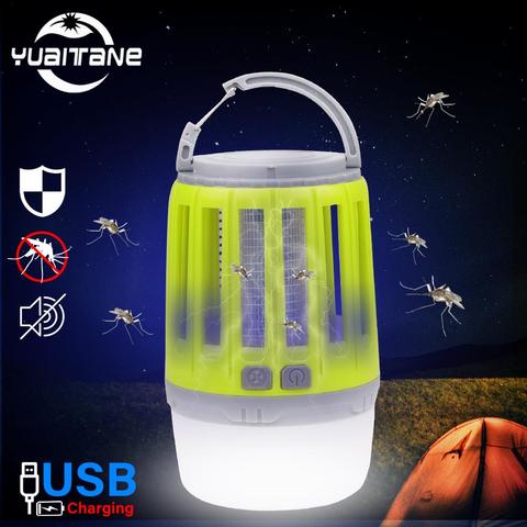 IP67 Waterproof USB Charging Mosquito Killer Trap LED Night Light Lamp Bug Insect Lights Killing Pest Repeller Camping Light New ► Photo 1/6