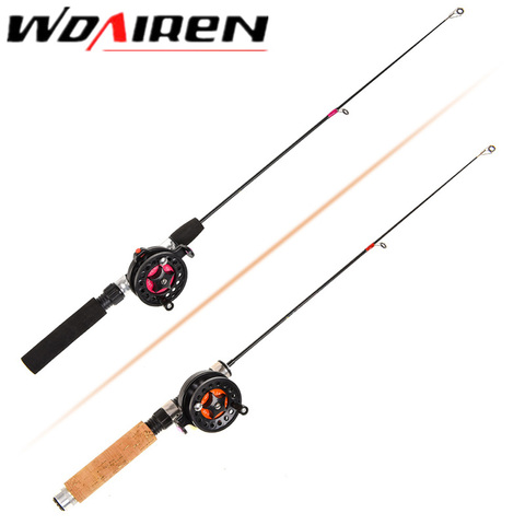 1pcs Winter Fishing Rods Ice Fishing Rods Fishing Reels To Choose Rod Combo Pen Pole Lures Tackle Spinning Casting Hard Rod set ► Photo 1/6