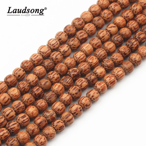 Natural Wooden Spacer Beaded 100 9mm Coconut Shell Wood Beads For Jewelry Making Bracelet DIY ► Photo 1/4
