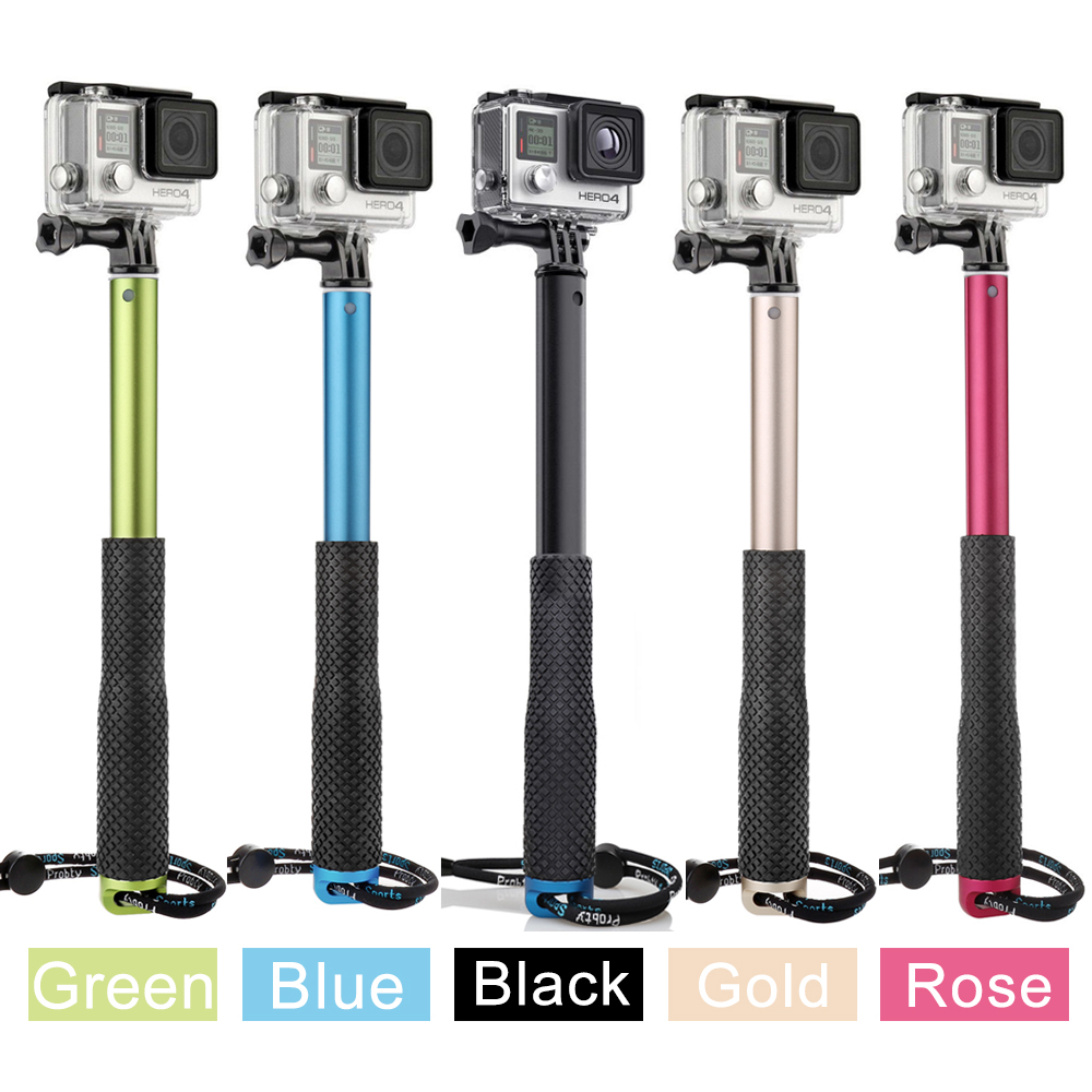 Floating Selfie Stick Monopod Handheld Pole for GoPro 5 4 3+ Silver Black  Camera
