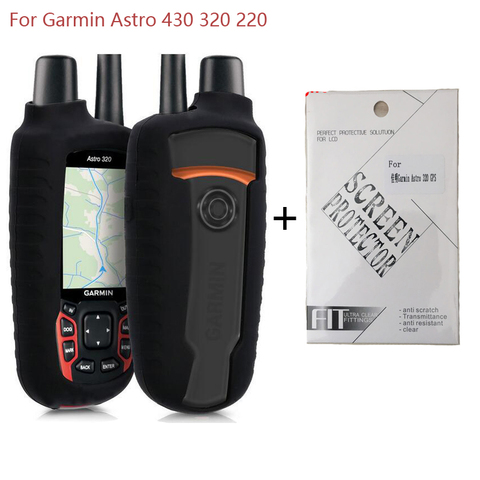 Generic Protect Silicon Case Skin Cover for Garmin GPS Astro 430 320 220 with Astro 320 Screen Protector for 430 320 220 ► Photo 1/4