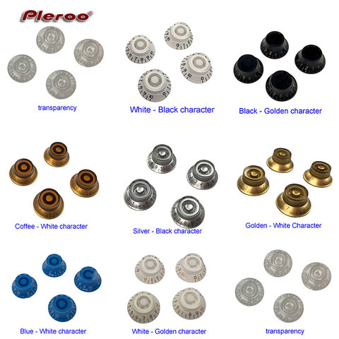 Pleroo Parts Set of 4 PCS FOR US Gib SG Faded T SPEED CONTROL KNOBS Guitar Control Knobs Volume Tone ► Photo 1/6