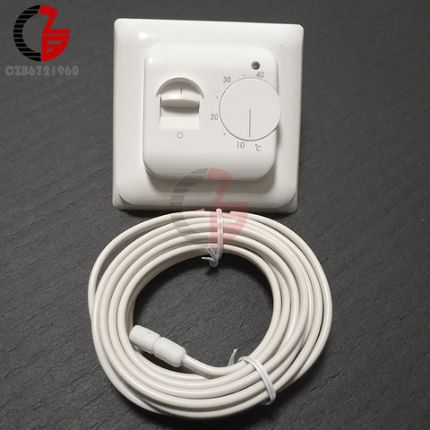 220V 16A Temperature Controller Mechanical Manual Operation Floor Heating Controller Indoor Warm Thermoregulator Thermostat ► Photo 1/6
