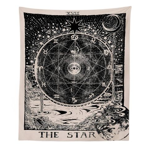 Lannidaa Europe Divination Tapestry Medieval Star Sun Moon Tapestry For Decor Wall Hanging Tapestries Witchcraft Wall Tapestry ► Photo 1/1