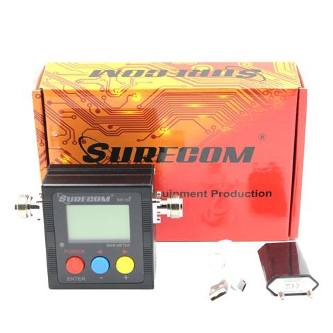 Suresom SW-102 125-520Mhz Digital VHF/UHF Power & SWR Meter SW102 For Handheld Radio SWR & POWER WATT METER ► Photo 1/6