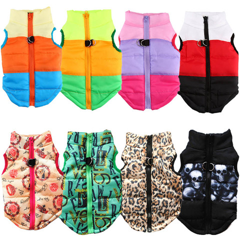 Warm Dog Clothes For Small Dog Windproof Winter Pet Dog Coat Jacket Padded Clothes Puppy Outfit Vest Yorkie Chihuahua Clothes 35 ► Photo 1/6