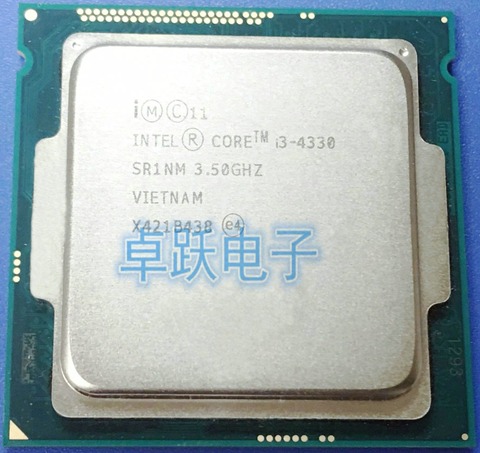 Intel Core i3 4330 3.5GHz 4M Dual Core desktop processors Computer CPU Socket LGA 1150 scrattered pieces free shipping  ► Photo 1/1