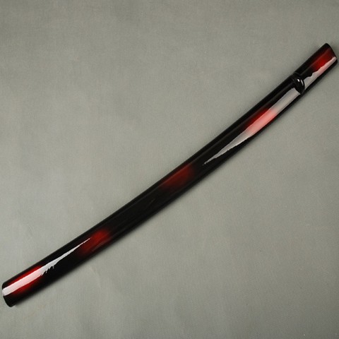 Delicate Sword Fitting Red & Black Colorized Wooden Saya Sheath Scabbard for Samurai Sword Japanese Katana Nice Gift SYQ16 ► Photo 1/5