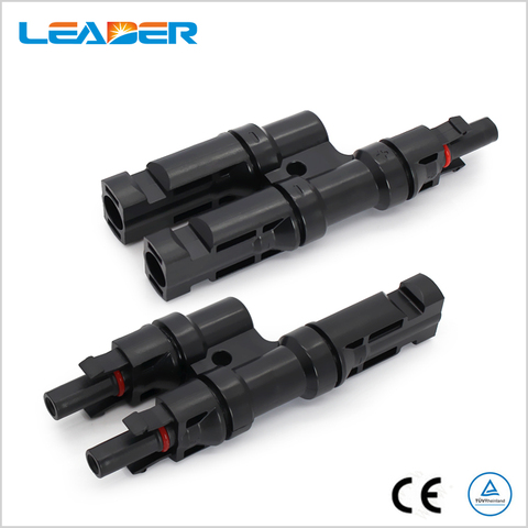 Branch connector free shipping Adaptors 2 to 1 T Branch Connectors 30A TUV Solar Panel PV DIY Cable ► Photo 1/6