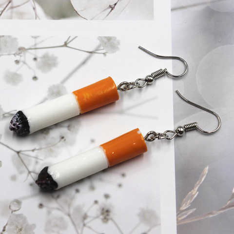 New cigarette  earrings  Fashion  creative Earring for Women Gift Earrings Jewelry Wholesale ► Photo 1/3