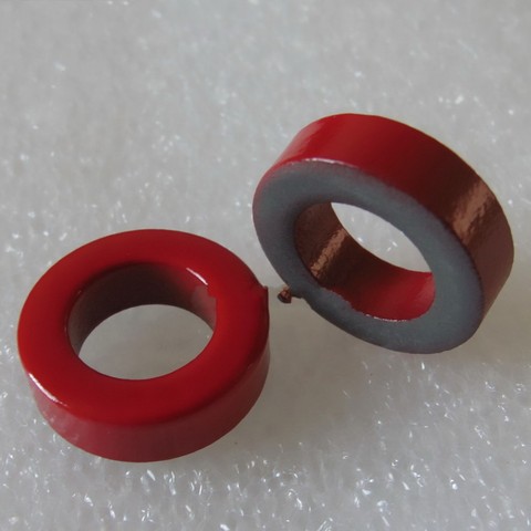 NEW 10PCS T80-2 magnetic ring inductance, diameter 20mm red gray ring ► Photo 1/4