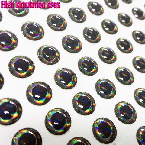 4D NEW high simulation  fish eyes lifelike 3D fishing lure eyes more color 500pcs/lot HIGH-QUALITY ► Photo 1/1