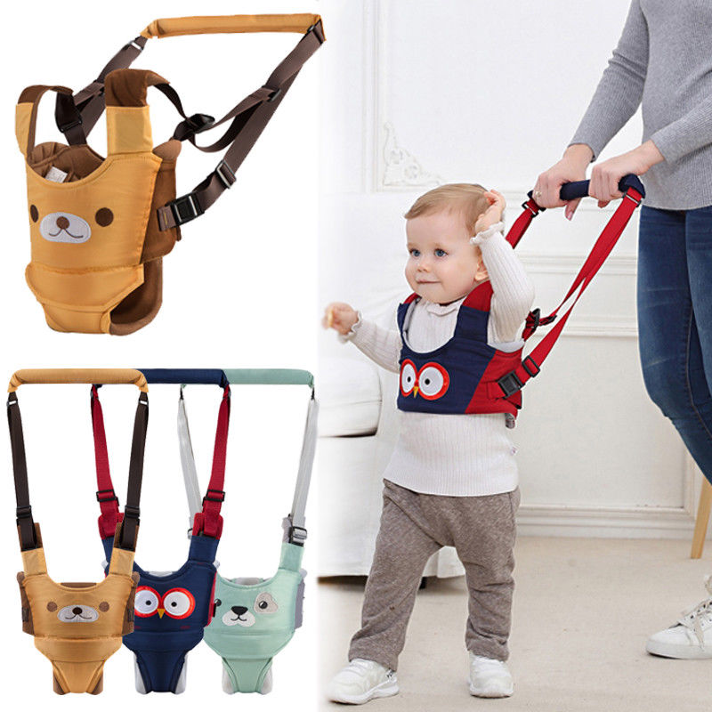 Soft Cotton Baby Walker Helper Belt Toddler Safe Walking Harness For 8~20 Months 