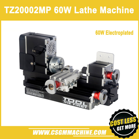 TZ20002MP 60W Electroplated Metal Mini Lathe/60W,12000rpmElectroplating Powerful metal lathe ► Photo 1/1