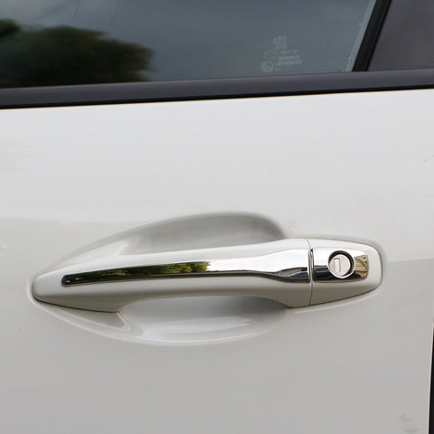 Door Handle Cover Moulding Trim For Peugeot 408 407 308 3008 207 / Citroen  C4 C6 ABS Chrome Exterior Decor Protection