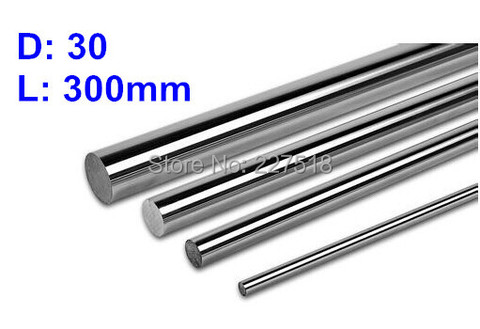 1pc/lot D30mm L300mm linear shaft 30mm LM Shaft diameter 300mm long for LM30UU 30mm linear ball bearing linear smooth rod ► Photo 1/1