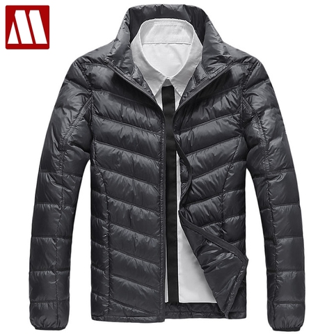 Casual Ultralight Mens Duck Down Jackets 2022 Autumn & Winter Coat Men Lightweight Duck Down Jacket Men Overcoats With Carry Bag ► Photo 1/6