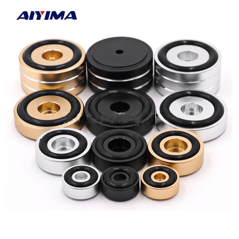AIYIMA 4Pcs Mini Active Speaker Spikes Stand Foot Pads DIY For Audio Speakers Repair Parts Chassis Vibration Damping Feets ► Photo 1/6