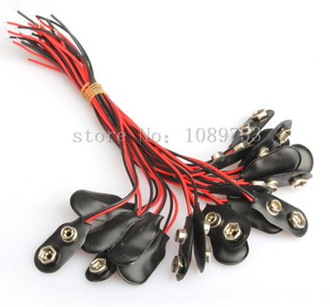 20PCS 9V Battery Snap Connector Cable Plug Volt Clip Lead Wire for Arduino DIY ► Photo 1/2