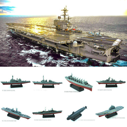 4D Assembly Ship Model Liaoning Battleship Modern Class Battleship Carrier Assembly Model Military Warship Model Toy ► Photo 1/5