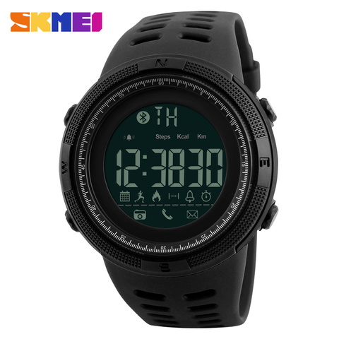 Men's Smart Sport Watch New SKMEI Brand Bluetooth Calorie Pedometer Fashion Watches Men 50M Waterproof Digital Clock Wristwatch ► Photo 1/6