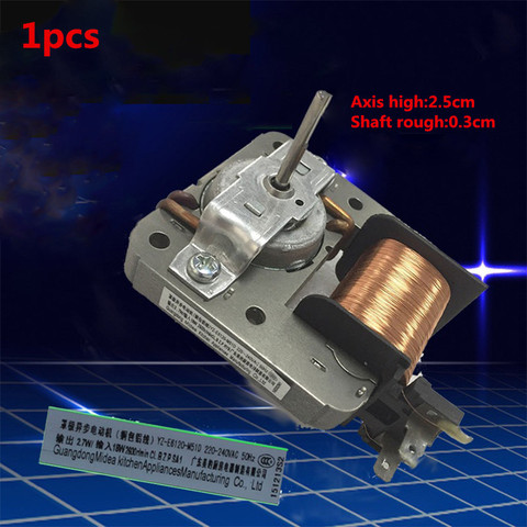 1pcs microwave oven fan cooling fan motor compatible model MDT-10CEF / YZ-E6120-W51D 220-240V 18W ► Photo 1/1