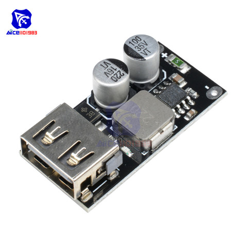 QC3.0 QC2.0 Fast Charger Board DC-DC Step Down Buck Converter Power Supply Module 6 -32V to 12V/24V USB for Car Power Bank ► Photo 1/6