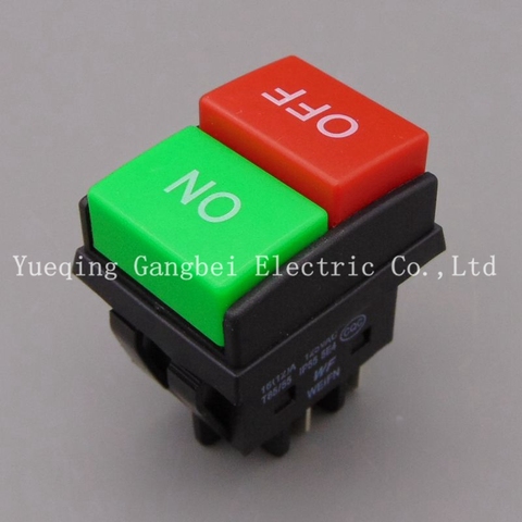 Rocker switch  WF03-C1 KCD4 button start stop control button double red  1NO 1NC New type Superior quality ► Photo 1/5