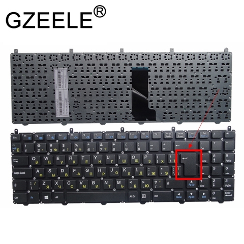GZEELE Russian RU Keyboard for HASEE DNS Clevo K610C I5 I7 D1 D2 K650D k590C K570N series Black laptop Keyboard ► Photo 1/5