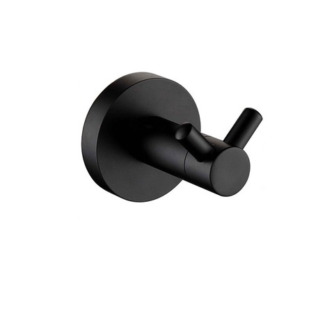 Classic Beautiful Hooks Sus304 Stainless Steel Kitchen Bathroom High Quality Matte Black Double Robe Hooks ► Photo 1/1