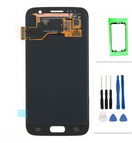 For SAMSUNG GALAXY S7 G930A G930F SM-G930F LCD Display Touch Screen Digitizer Assembly Replacement For SAMSUNG S7 LCD + tool ► Photo 1/5