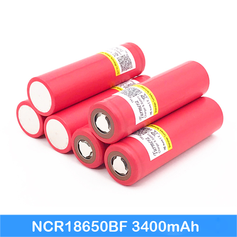 battery 18650 3400mah original Turmera for sanyo ncr18650bf apply to led flashlight 18650 battery jun11 ► Photo 1/1