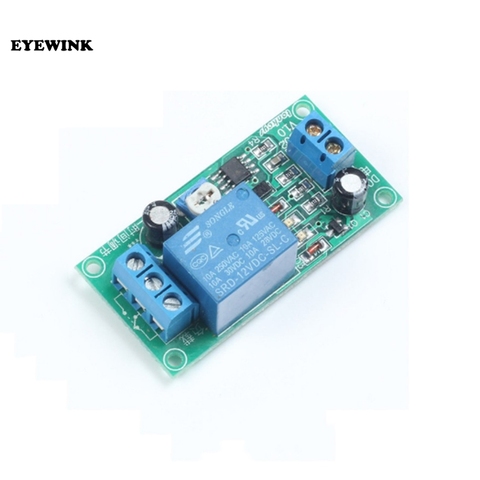 NE555 DC 12 v Driving Delay Time Delay Relay Module Adjustable Timer Switch AC 250 v 10A DC 30 v 1 ~ 60 second Adjustable Switch ► Photo 1/1