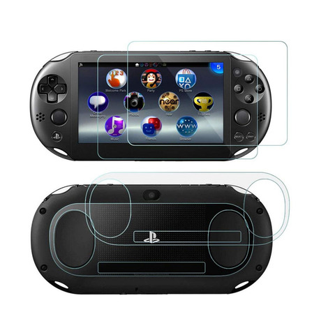 1/2pcs Tempered Glass Front+Back Screen Protector Film Protective Cover Guard for Sony PlayStation Psvita PS Vita PSV 2000 Slim ► Photo 1/6