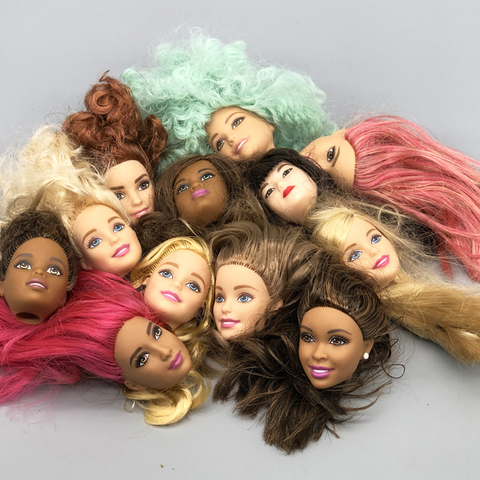 2022 New Style Original Doll Head / Doll Accessories For DIY Cosplay Barbie Doll Gift Toys for Girls ► Photo 1/6