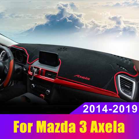 Car Dashboard Cover DashMat Sun Shad Pad NON-Slip Carpet ANti-UV LHD For Mazda 3 Axela 2014 2015 2016 2017 2022 Accessories ► Photo 1/6