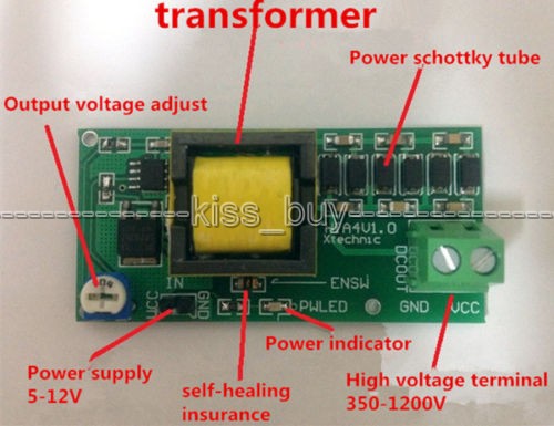 Buy Online High Voltage Dc Dc Boost Converter Input 3v 5v Step Up To Output 300v 10v 400v 900v 1000v Adjustable Power Psu Module Alitools Buy Online High Voltage Dc Dc Boost Converter Input 3v 5v Step Up To Output 300v 10v 400v 900v 1000v Adjustable Power Psu Module Alitools