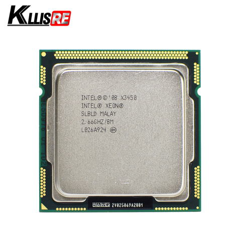 Intel Xeon X3450 Quad Core 2.66GHz 8M 2.5GTs SLBLD Socket LGA1156 CPU Processor ► Photo 1/2