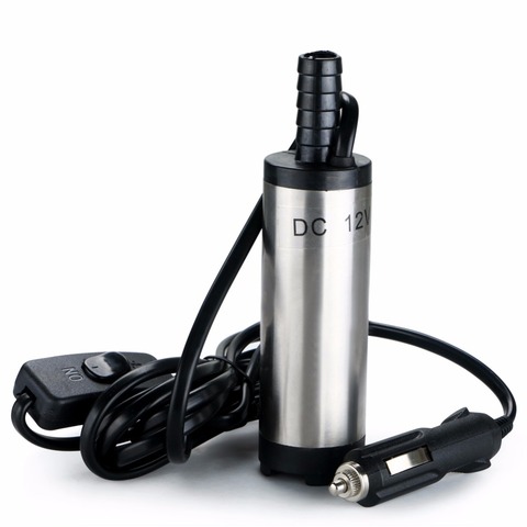 Portable DC 12V Submersible Transfer Water Pump 12V 38mm Water Oil Diesel Fuel Transfer Pump Camping Car Water Pump 8500r/min ► Photo 1/6