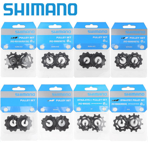 Shimano 11T Bike Pulley set Rear Derailleur Guide Roller RD-5700/T6000/6800/6870/7900/R9000/R9070/R9100/M8000/M663//M9000/M9050 ► Photo 1/6
