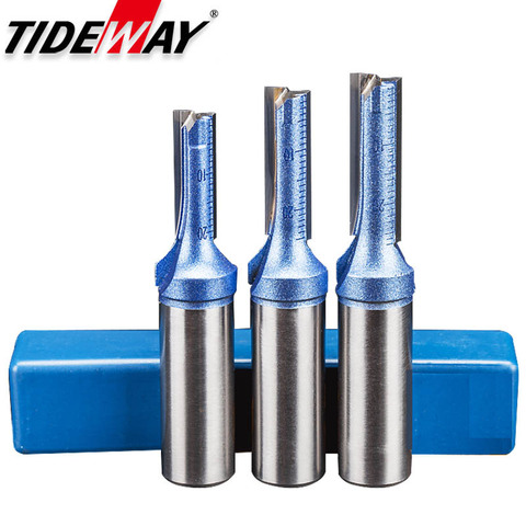 2 Flutes Straight Router Bits Drilling Cleaning Bottom Cutting Slotted Woodworking Tools Tungsten Endmill Milling Cutter ► Photo 1/5