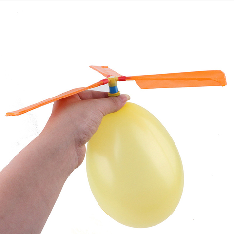 Fun Physics Experiment Homemade Balloon Helicopter DIY Material Home School Educational Kit Child Gift ► Photo 1/4